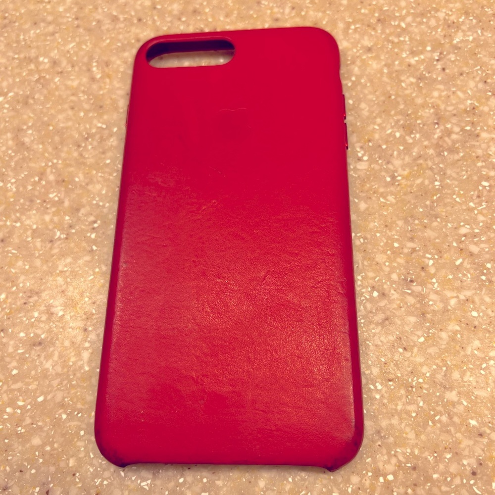 Apple 7 & 8 Plus iPhone Leather Cover Smooth to Touch